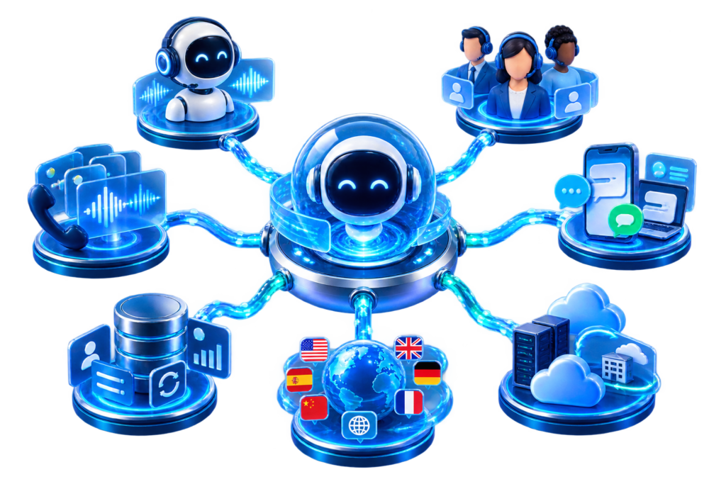 VoiceHub modular AI licensing configuration